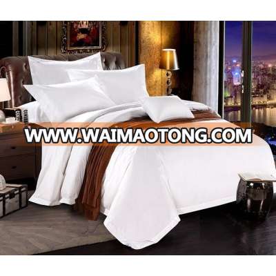 Factory direct sale 100% cotton sateen white hotel duvet cover