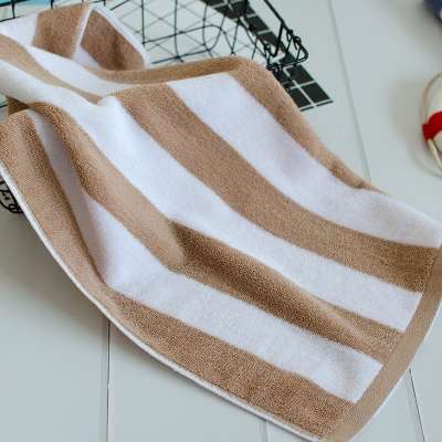 Wholesale two colors stripe hotel beach towels