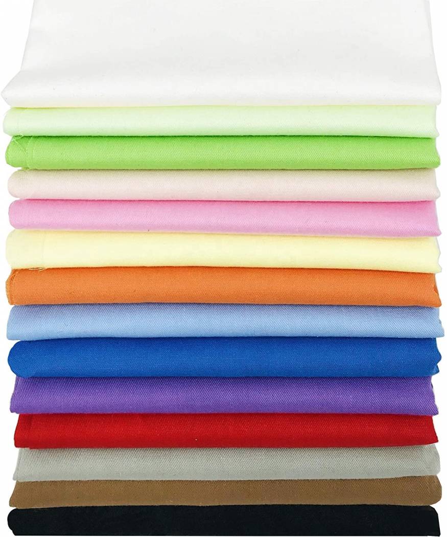 Nantong Factory Solid Color 100% Pure Cotton 200t Satin Fabric With Cheap Price